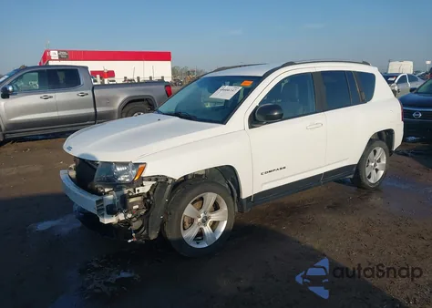 2016 Jeep Compass Sport из США, поврежденный, VIN 1C4NJCBA9GD743141